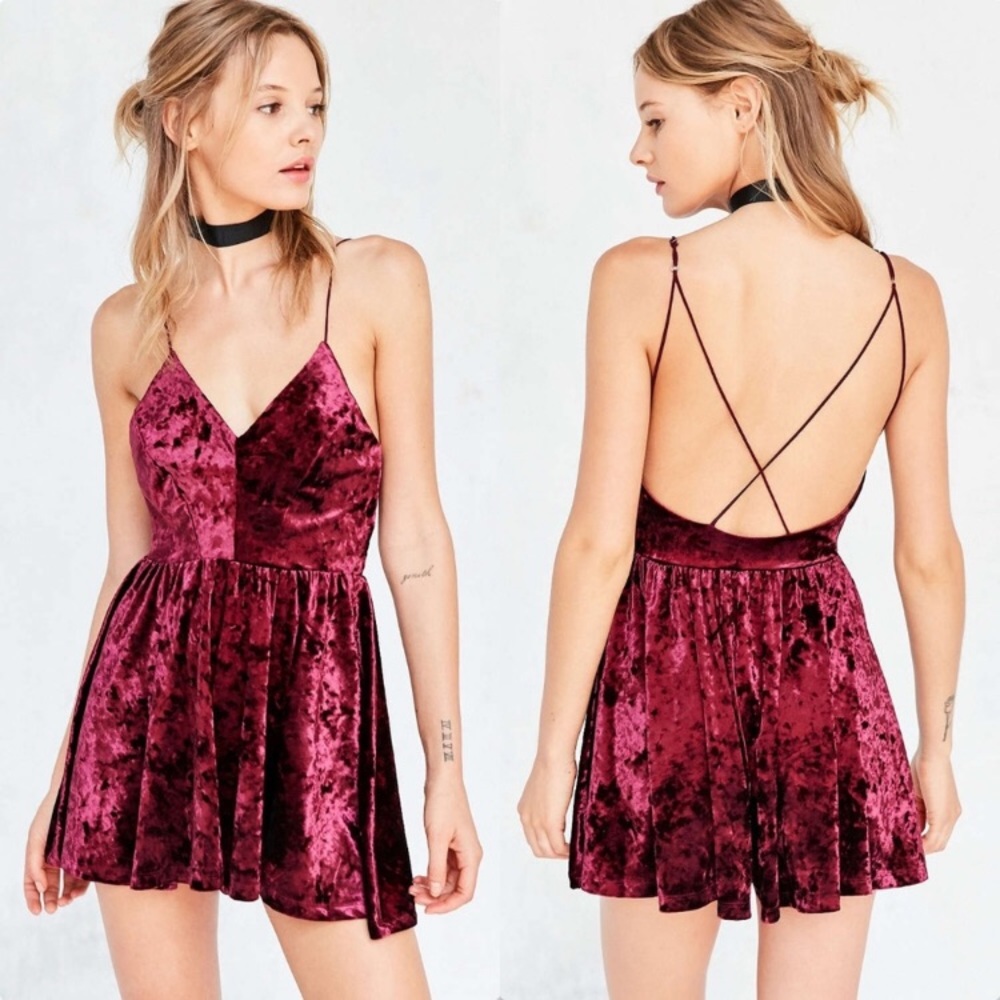 velvet dress